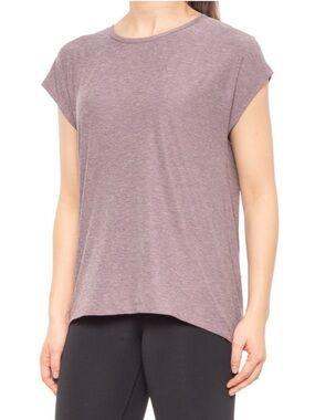 🔥Kyodan Mauve Heather Oversize Soft Jersey Short Sleeve T-Shirt for Women M *EUC